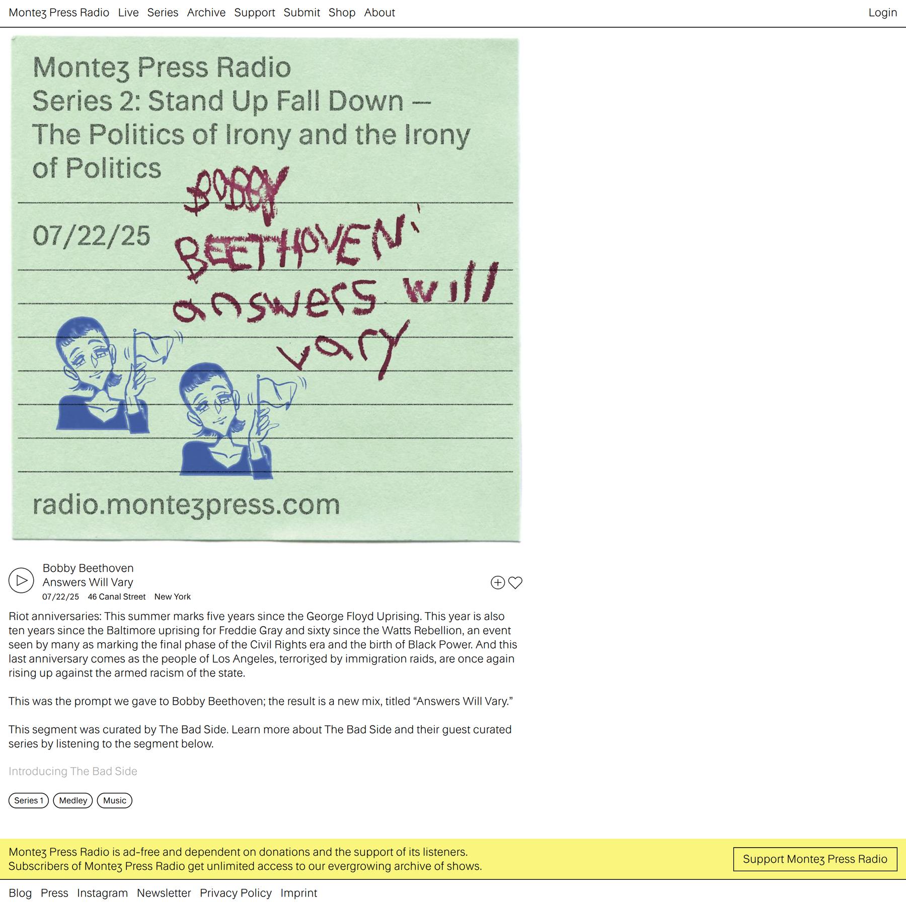 Montez Press Radio