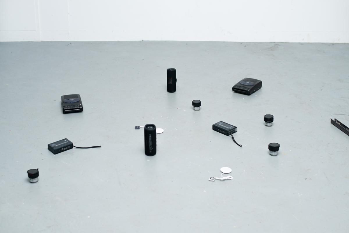 Wireless exciters, cassette players and speakers