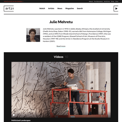 Julie Mehretu - Art21