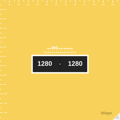 How Big Is My Browser?
