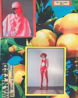 Collage of ripe fruits in space for @seditionmagazine
