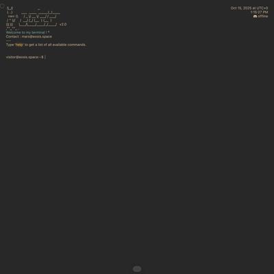 eosis.space - terminal