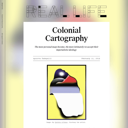 Colonial Cartography - Real Life