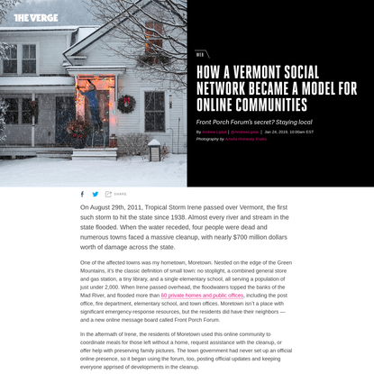 How a Vermont social network became a model for online communities