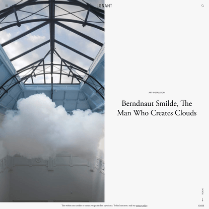 Berndnaut Smilde, The Man Who Creates Clouds - IGNANT