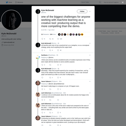 Kyle McDonald on Twitter