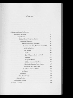 index of contents