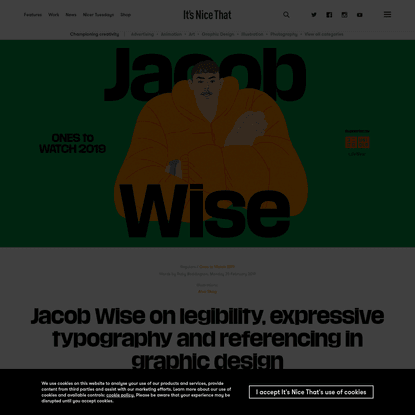 Jacob Wise on legibility, expressive typography and referencing in graphic design