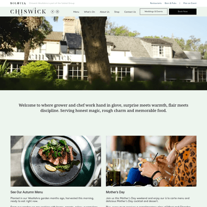 Chiswick Woollahra - Home