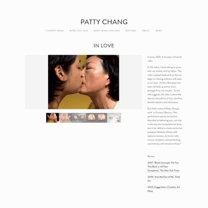 2001 In Love - Patty Chang