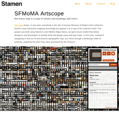 Stamen DesignSFMoMA Artscope &gt; Stamen Design