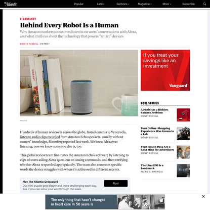 Behind Every Robot Is a Human