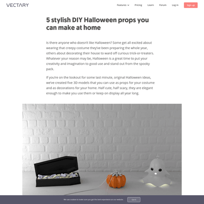 5 stylish DIY Halloween props you can make at home