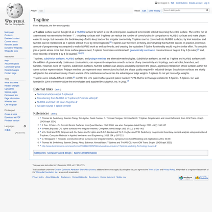 T-spline - Wikipedia