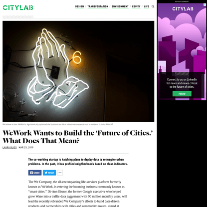 WeWork Wants to Build the 'Future of Cities.' What Does That Mean?