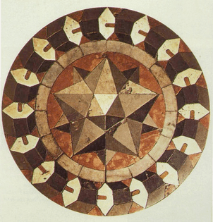 Marble Floor Mosaic Basilica of St. Mark Venice