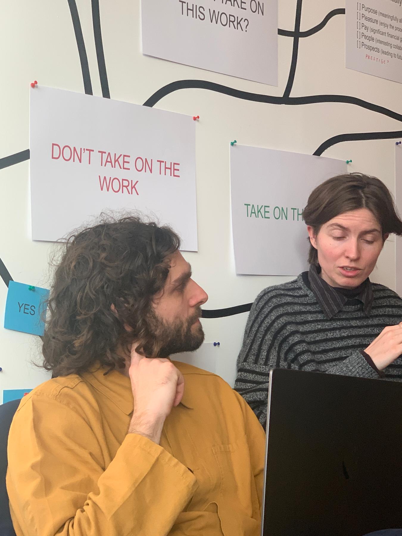 Jack and Kirsten at Money Flows