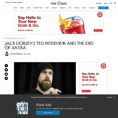 Jack Dorsey's TED Interview and the End of an Era