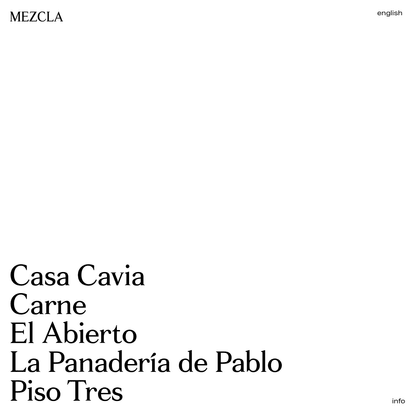 MEZCLA