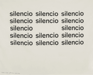 Eugen Gomringer, Untitled, 1955, 1990