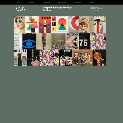 Graphic Design Archive | RIT Libraries | RIT