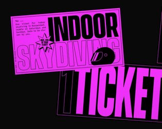 Quick little ticket design I did some time ago for a birthday present 🌪 #skydiving #birthdaypresent #graphicdesign #tickets ...