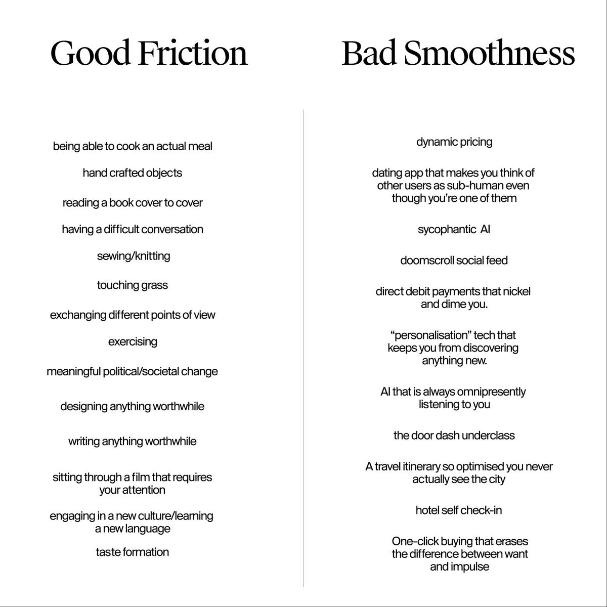 A Brave New (Frictionless) World