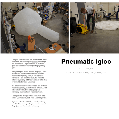 LTWP | Pneumatic Igloo