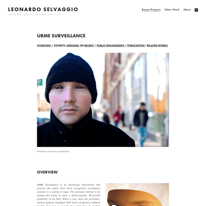 URME Surveillance - Leonardo Selvaggio