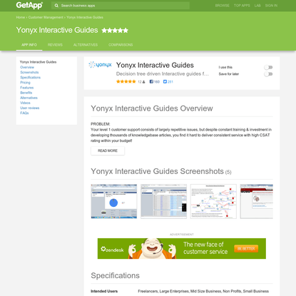 Yonyx Interactive Guides Reviews, Features, Pricing &amp; Comparison
