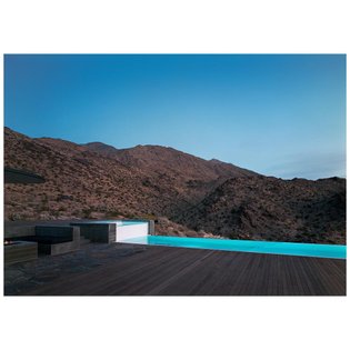 Pool at night at EYRC Architects | Ridge Mountain Residence | Palm Springs CA Many thanks to @eyrcarchitects @t_yanai @gegdela