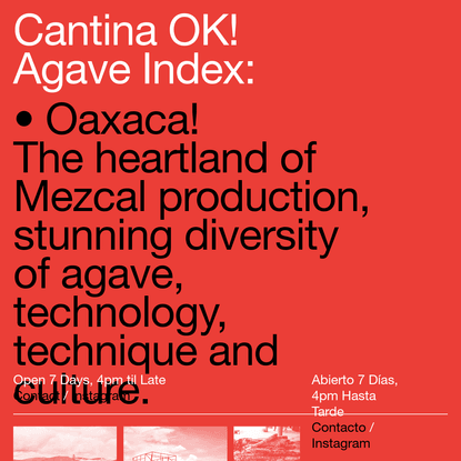 Agave Index - Cantina OK!