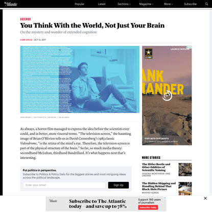 You Think With the World, Not Just Your Brain
