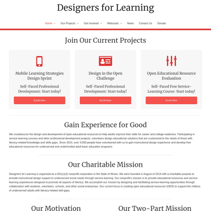 Designers for Learning
