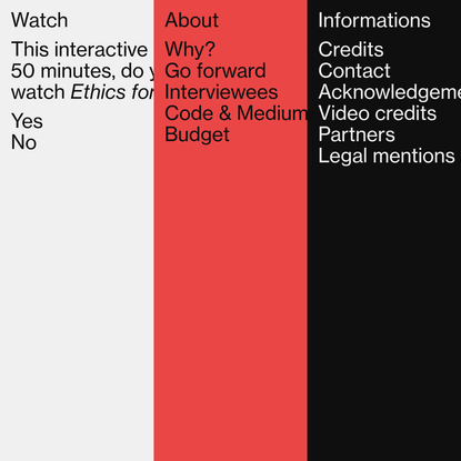 Ethics for Design