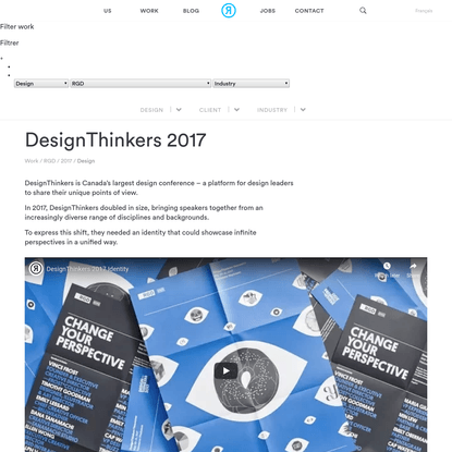 DesignThinkers 2017 - Rethink Canada