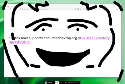firefox supports the xdg base directory specification as of v147