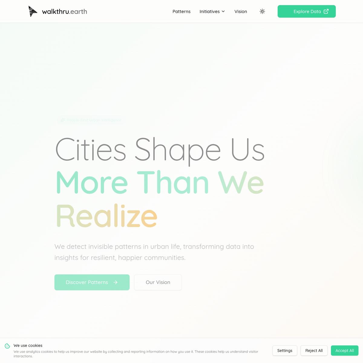 walkthru.earth - People-First Urban Intelligence