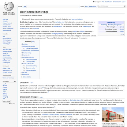 Distribution (marketing) - Wikipedia