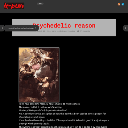 Psychedelic reason