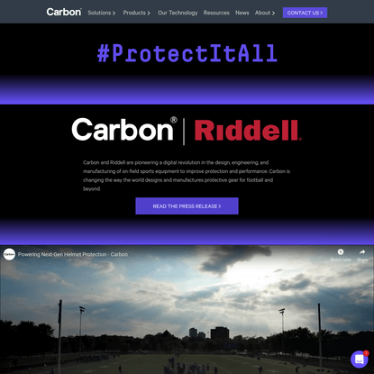 #ProtectItAll - Introducing Riddell® Diamond Technology powered by Carbon®