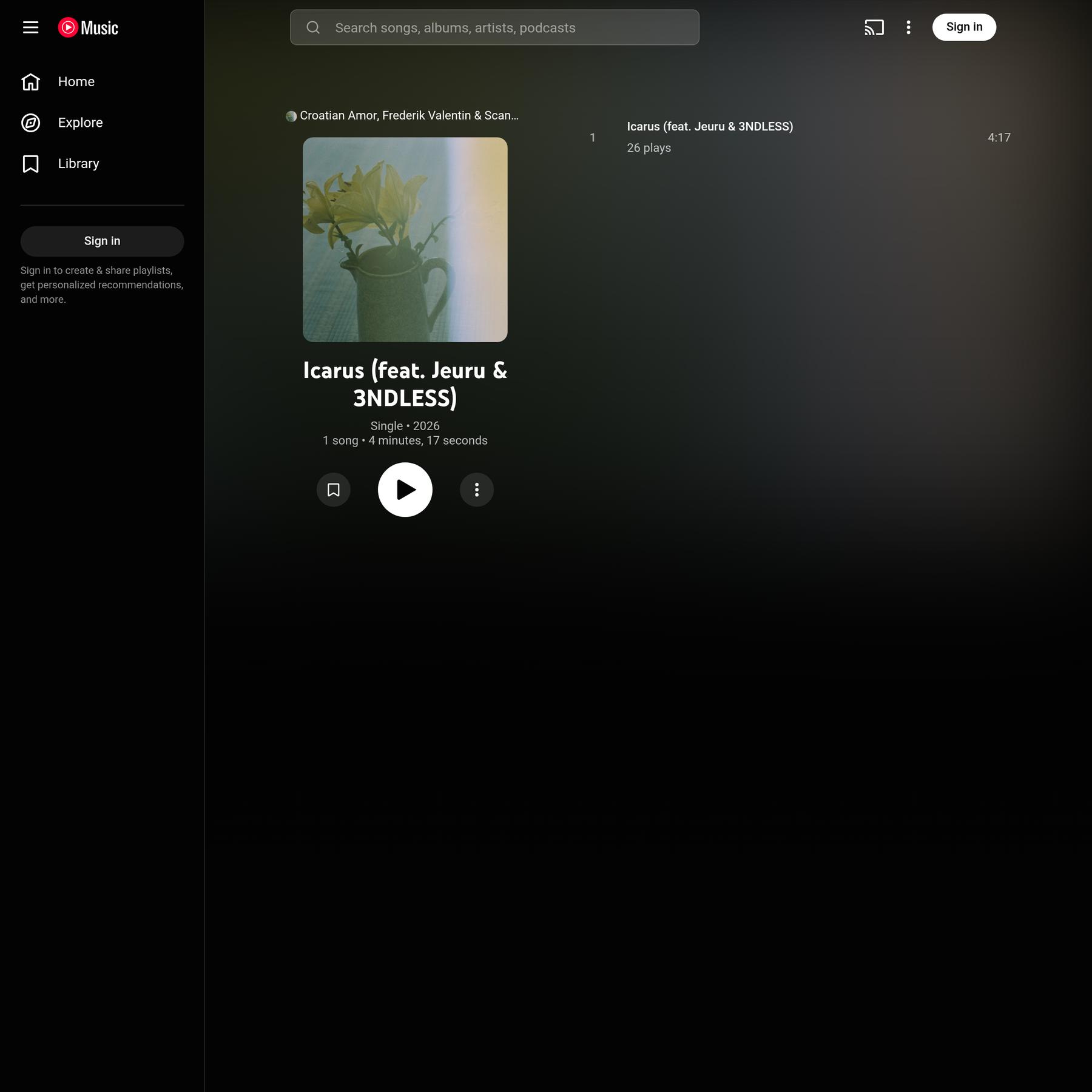 Icarus - Album by Croatian Amor