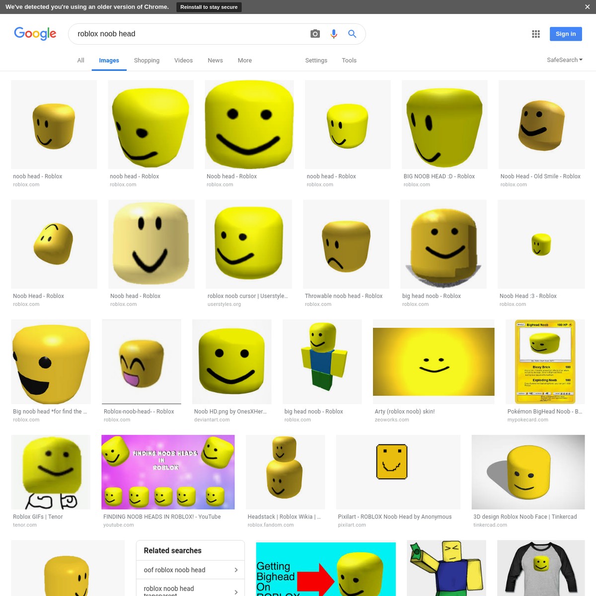 Roblox Noob Head Google Search Are Na - yellow noob head roblox