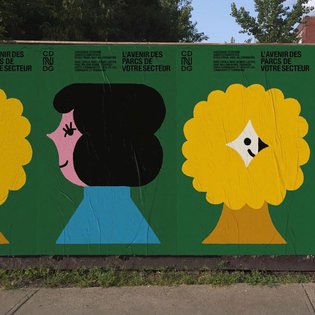 WoW quelle belle campagne publicitaire ! Imaginer et réfléchir l'avenir des parcs du district Loyola @cdn_ndg 🌼 Belle collab...