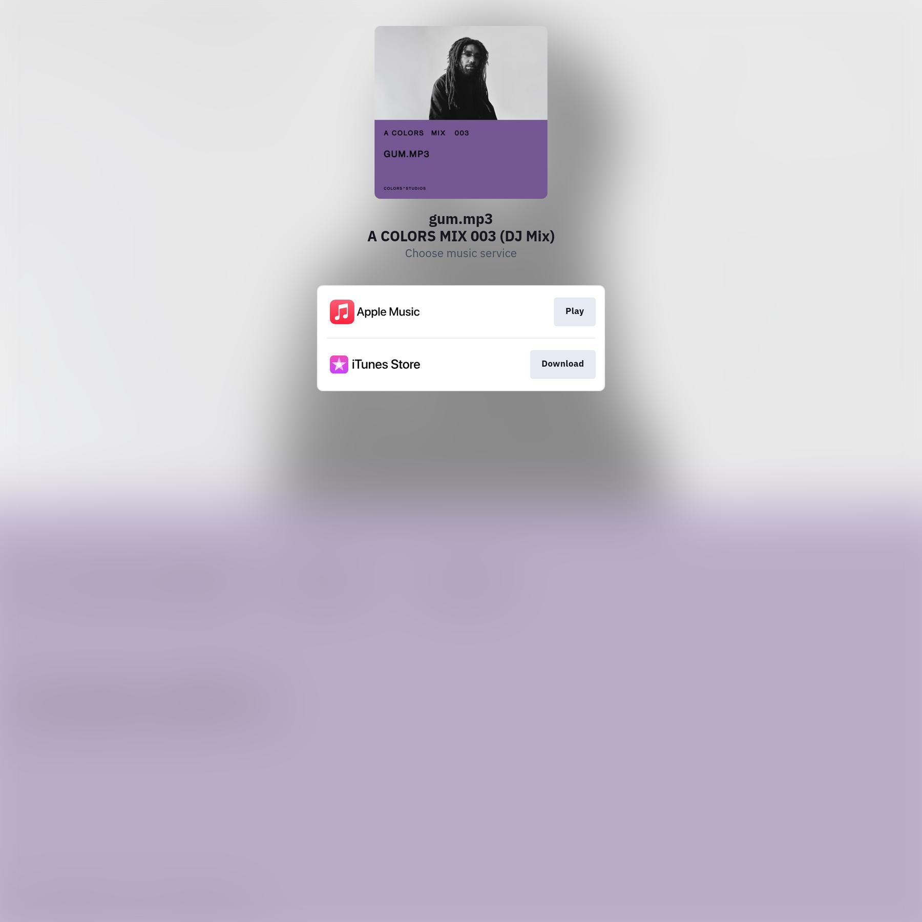 gum.mp3 - A COLORS MIX 003 (DJ Mix)