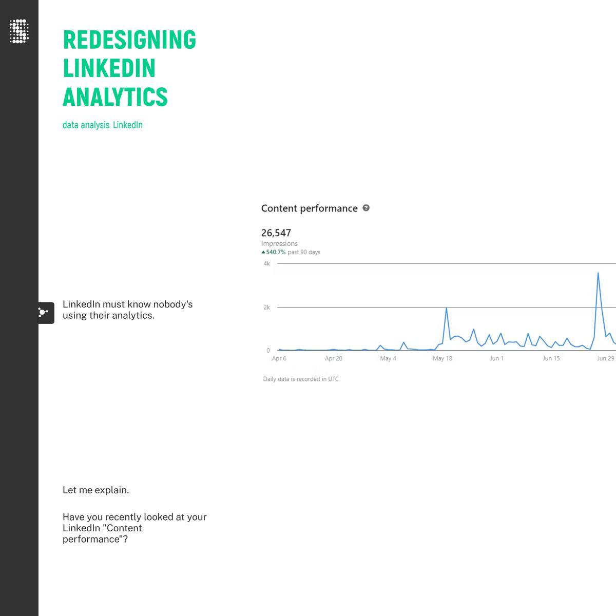 Redesigning LinkedIn Analytics