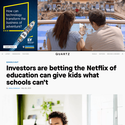Investors are betting the Netflix of education can give kids what schools can't