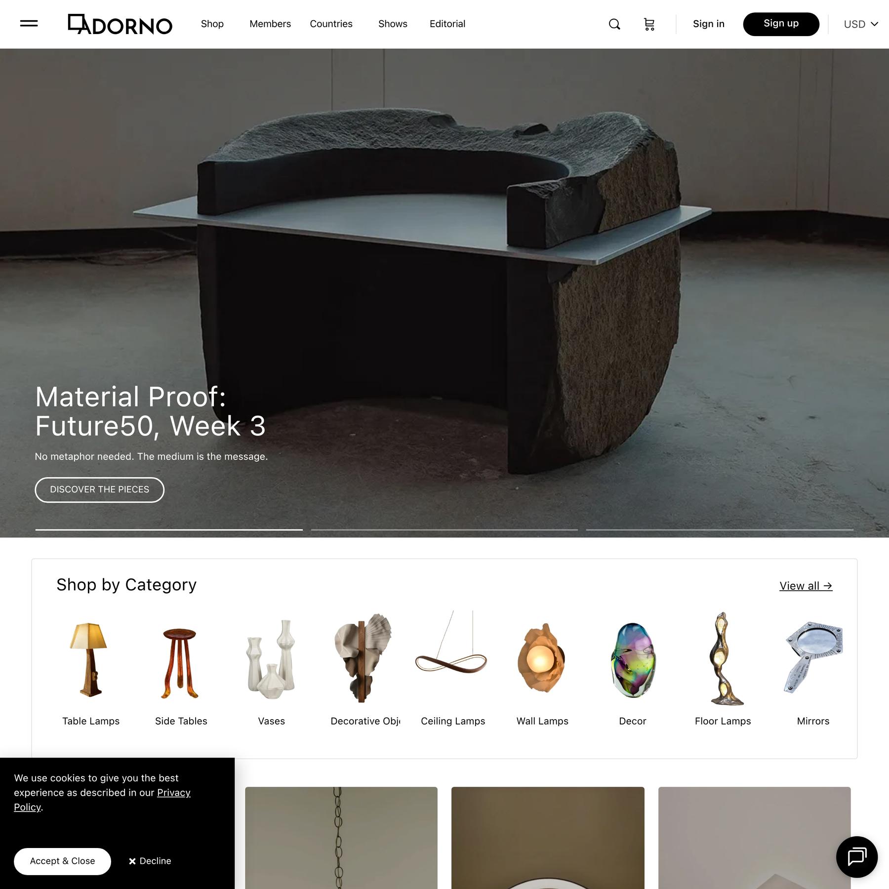 preview of ADORNO - Contemporary Collectible Design & Functional Art