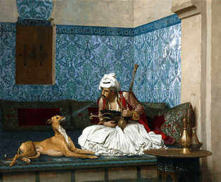 Arnaut and his dog, by Jean-Léon Gérôme