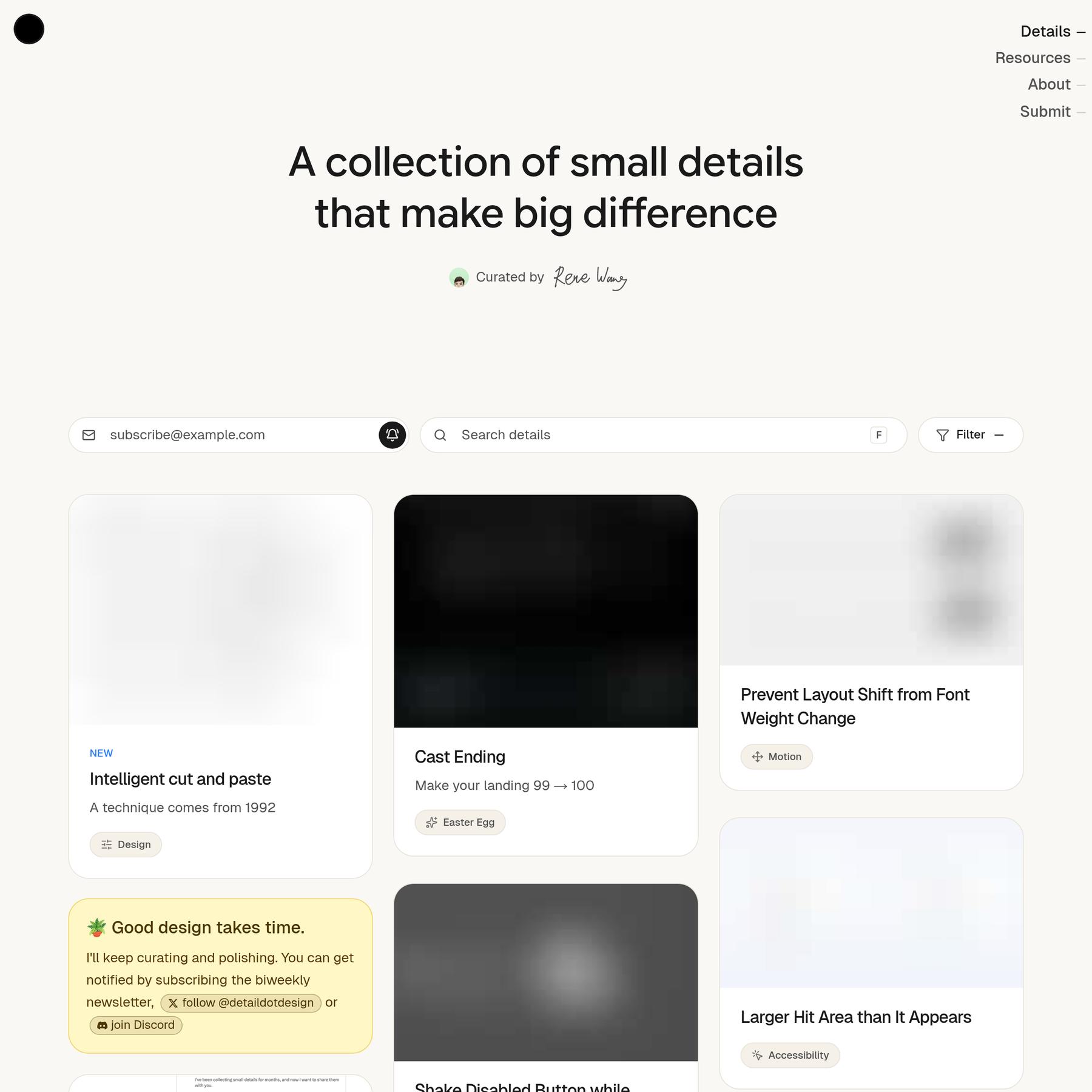 preview of Detail · Where craft lives